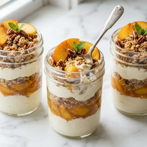 Gluten-Free Peach Streusel Yogurt Jars 5 Gluten-Free Peach Streusel Yogurt Jars