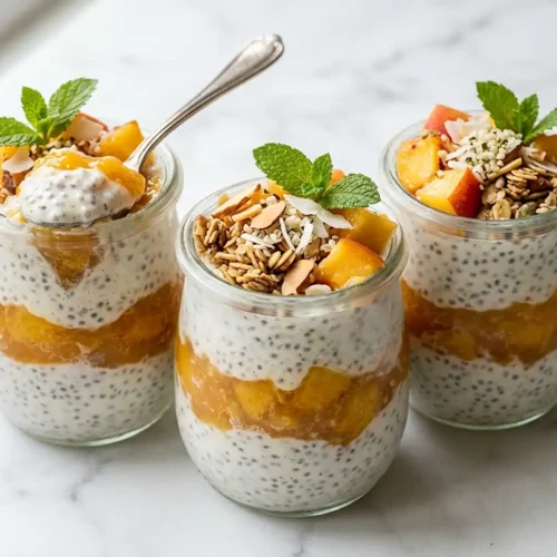 Gluten-Free Peach Vanilla Freezer Chia Cups 5 Gluten-Free Peach Vanilla Freezer Chia Cups