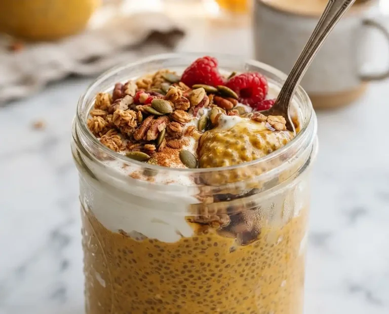 Gluten-Free Pumpkin Pie Chia Breakfast Jars