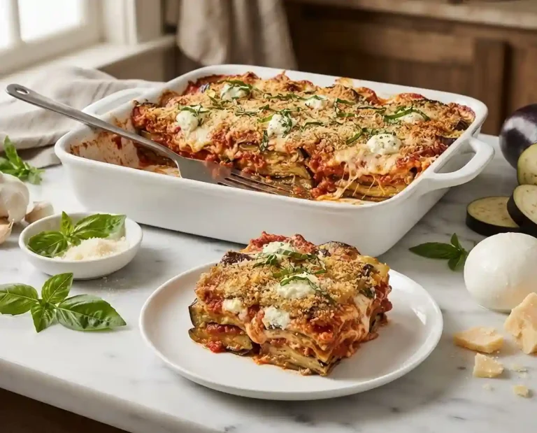Gluten-Free Roasted Eggplant Parmesan