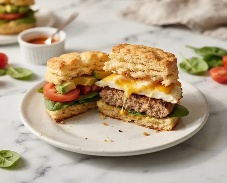 Gluten-Free Sausage Biscuit Sandwiches