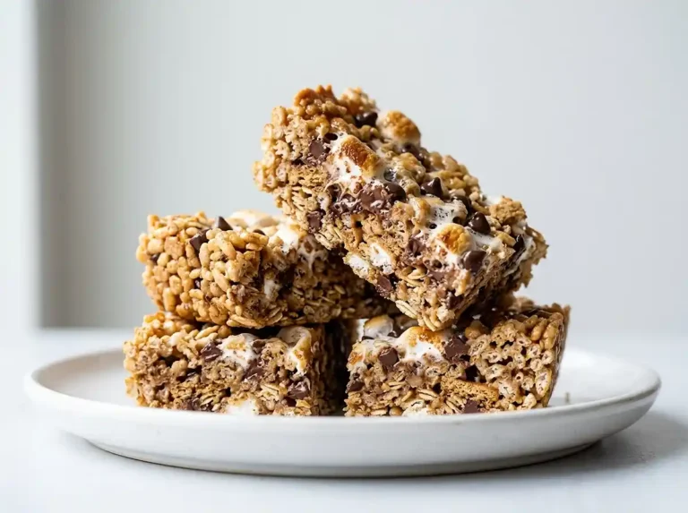 Gluten-Free Smores Granola Butter Rice Bars