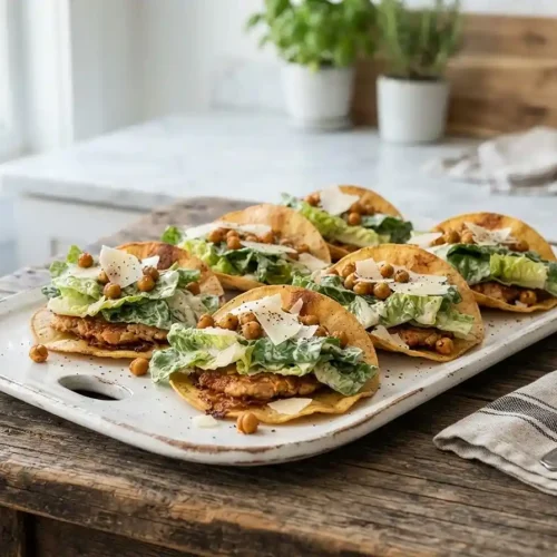 Gluten-Free Chicken Caesar Smashed Tacos 5 Gluten-Free chicken caesar smashed tacos