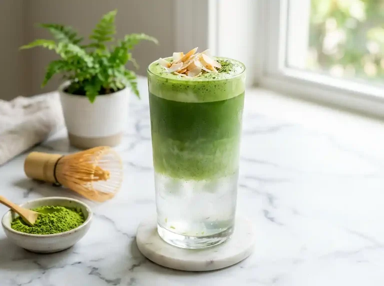 Gluten-Free coconut cloud matcha latte​