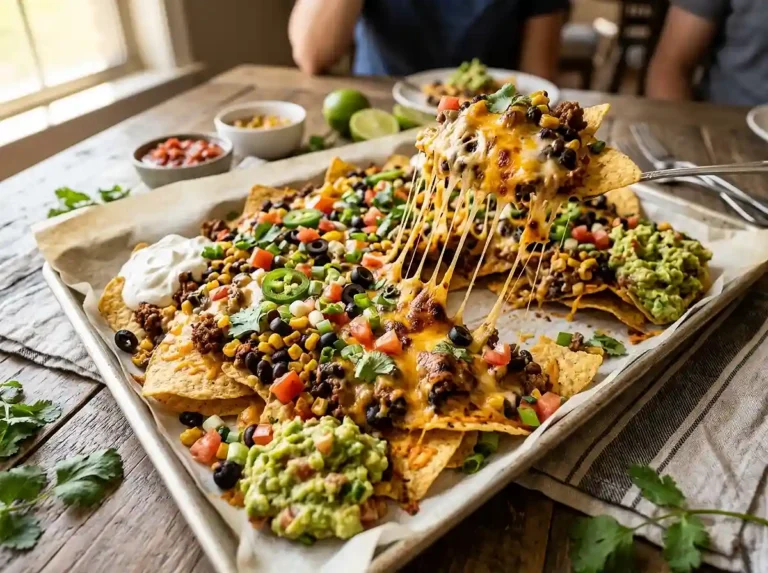 Gluten-Free sliding sheet pan nachos​