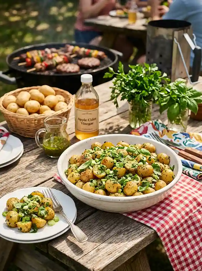 Gluten-Free Herb Roasted Potato Salad 4 Healthy Roasted Potato Salad for BBQs