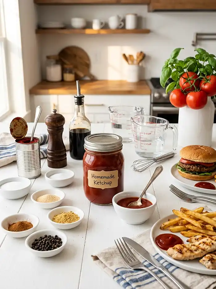 Homemade Ketchup Without High Fructose Corn Syrup