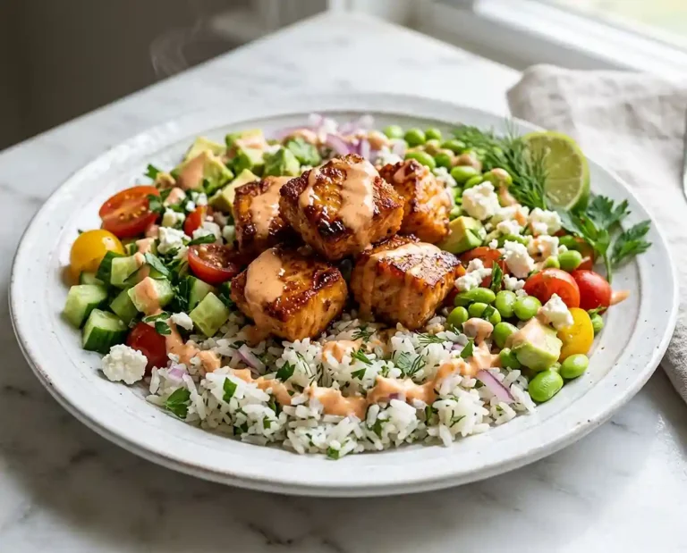 Mediterranean Bang Bang Salmon Recipe