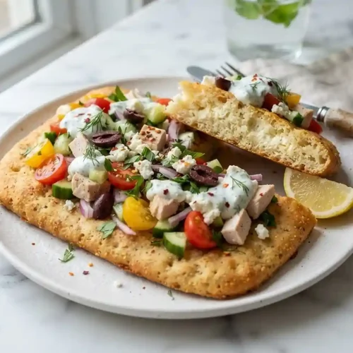 Mediterranean Cottage Cheese Flatbread 5 Mediterranean Cottage Cheese Flatbread