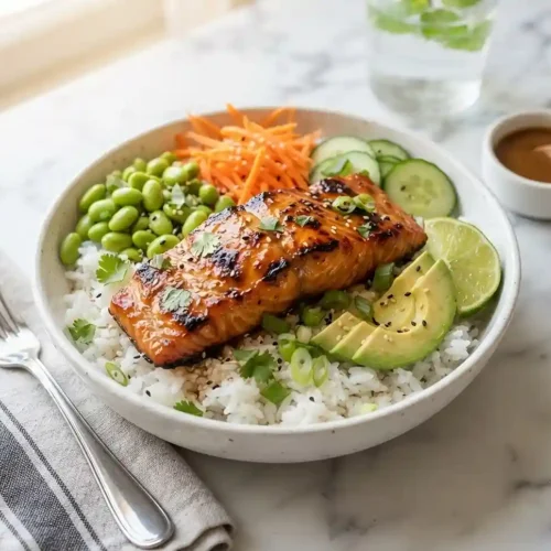 Miso Maple Salmon Rice Bowls 5 Miso Maple Salmon Rice Bowls