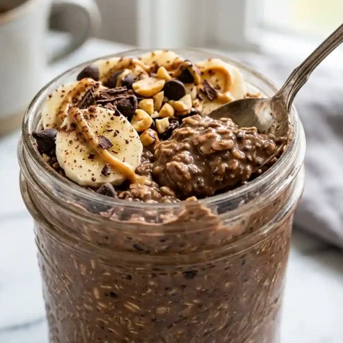Mocha Peanut Butter Overnight Oats 5 Mocha Peanut Butter Overnight Oats