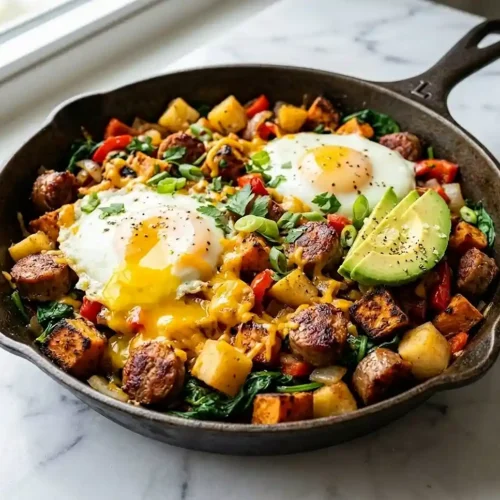 Turkey Sausage Apple Breakfast Skillet 5 Turkey Sausage Apple Breakfast Skillet