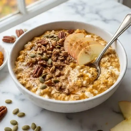 Pumpkin Spice Cottage Cheese Breakfast Cup
