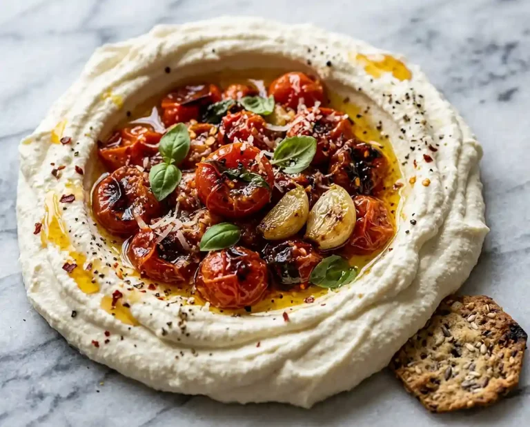 Roasted Tomato Whipped Ricotta Dip