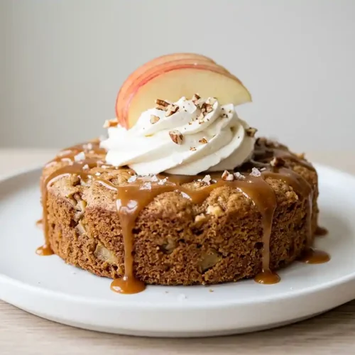 Salted Caramel Apple Cookie Cake