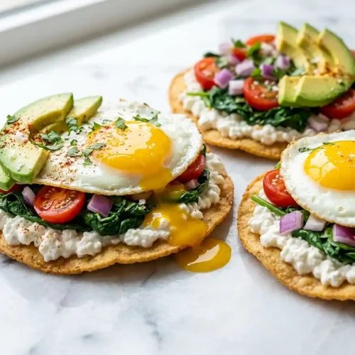 Savory Cottage Cheese Breakfast Tostadas 5 Savory Cottage Cheese Breakfast Tostadas