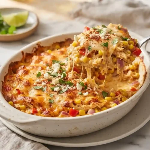 Southwest Chicken Street Corn Bake 5 Southwest Chicken Street Corn Bake