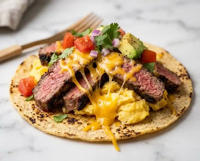 Steak and Egg Breakfast Tacos