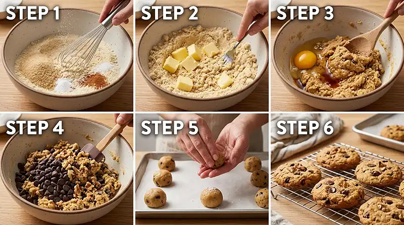 Monk Fruit Chocolate Chip Cookies 3 Sugar-Free Chocolate Chip Cookies