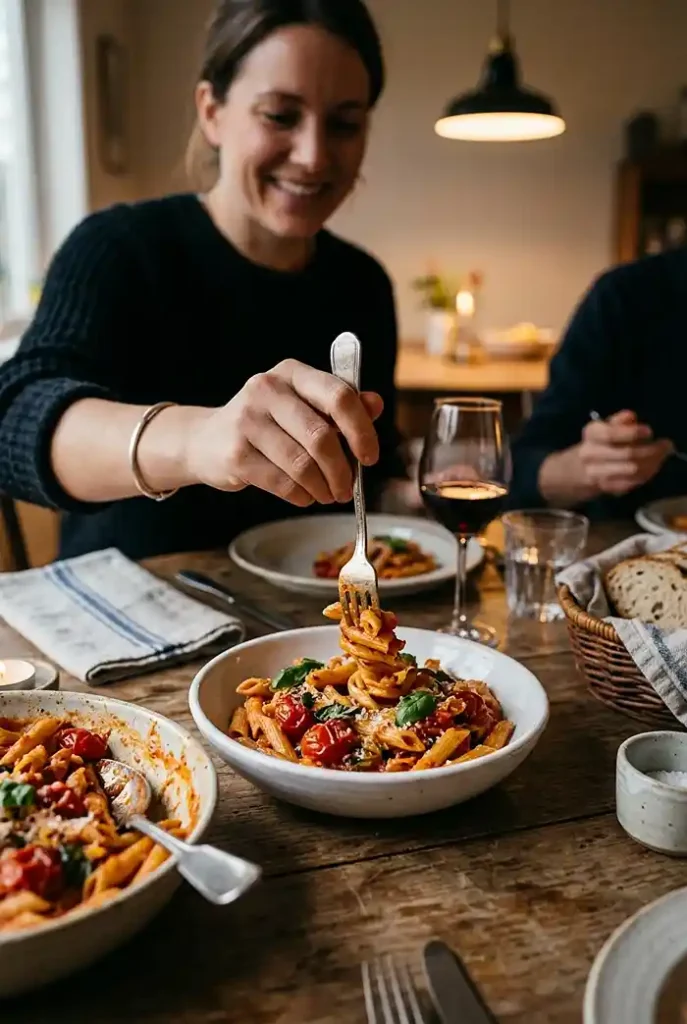 Tomato Smash Pasta