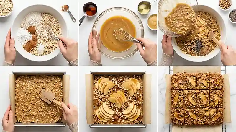 Maple Apple Breakfast Cookie Bars 3 apple cookie bars