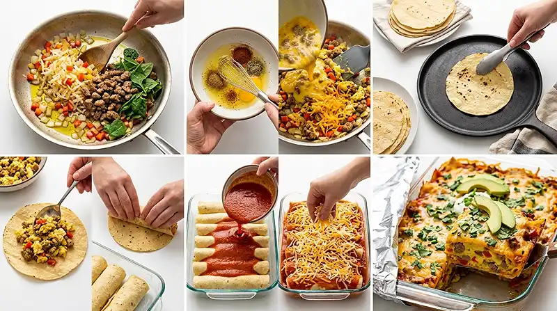 Gluten-Free Freezer Breakfast Enchiladas 3 breakfast enchiladas