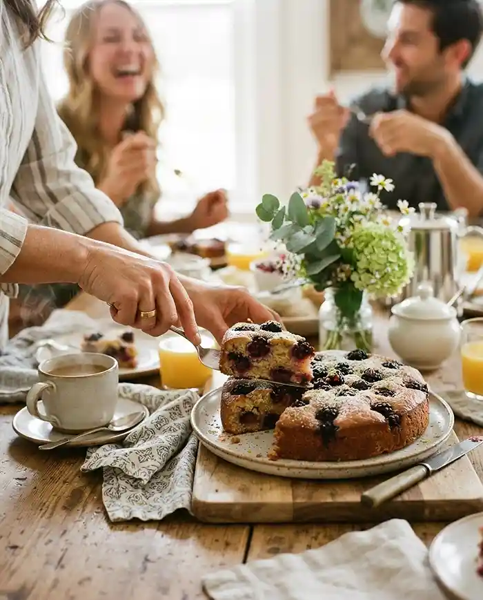 Gluten-Free Blackberry Lime Breakfast Cake 4 brunch baking