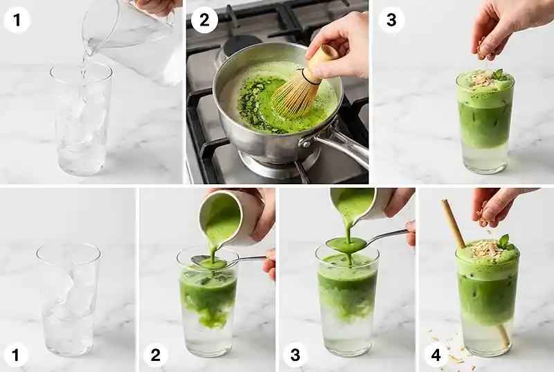 coconut cloud matcha latte​