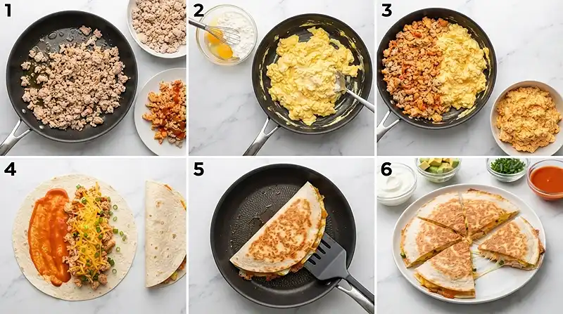 gluten-free breakfast quesadilla