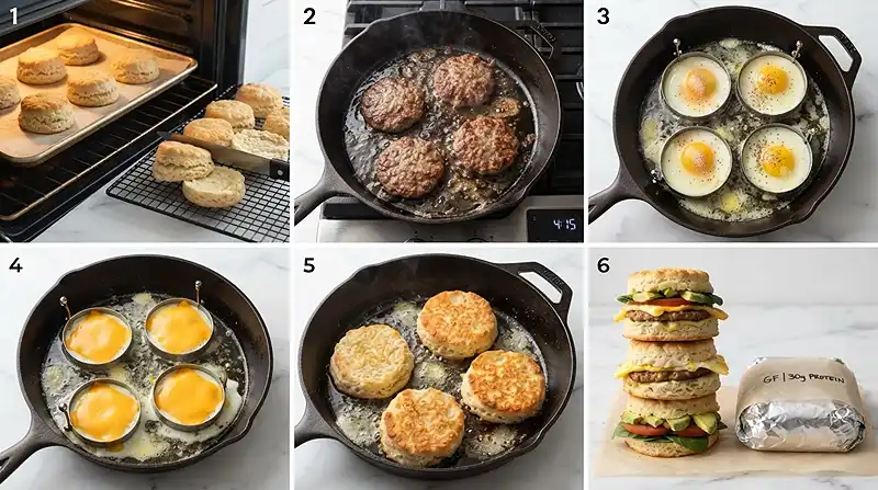 gluten-free breakfast sandwich
