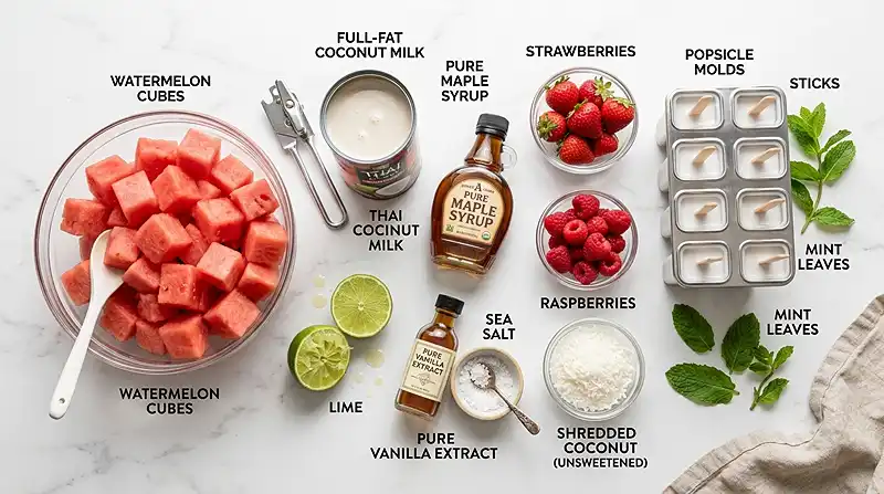 Dairy-Free Watermelon Creamsicles 2 gluten free dairy free creamsicles