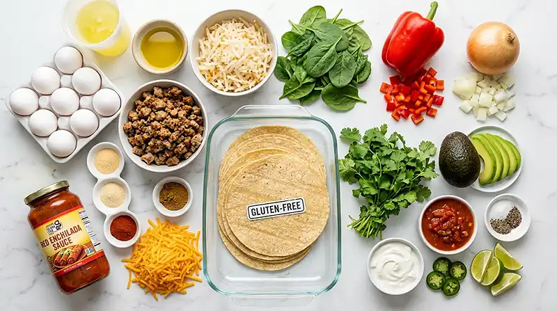 Gluten-Free Freezer Breakfast Enchiladas 2 gluten-free freezer breakfast