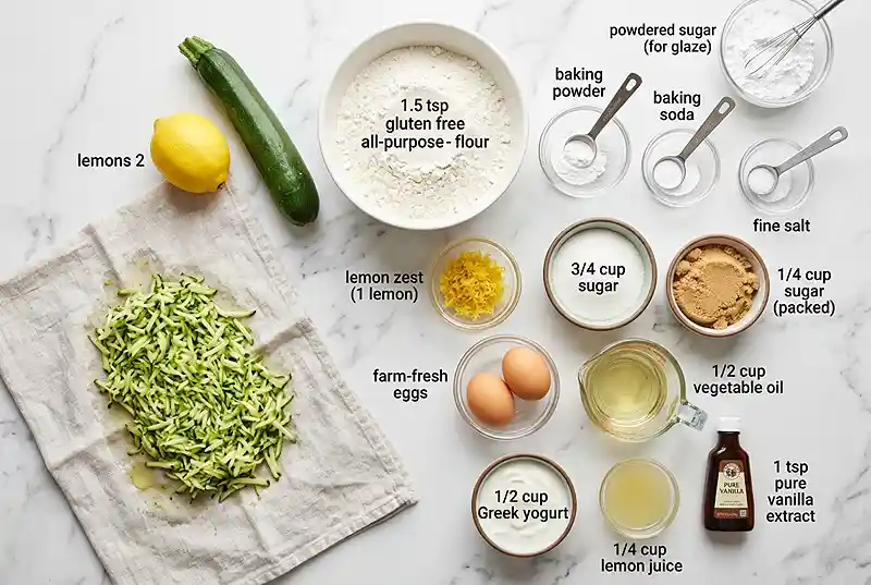 Gluten-Free Lemon Zucchini Snacking Cake 2 gluten-free zucchini cake