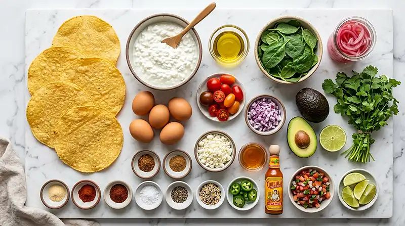 Savory Cottage Cheese Breakfast Tostadas 2 high-protein breakfast