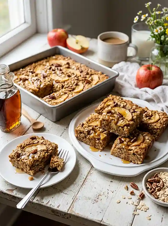 Maple Apple Breakfast Cookie Bars 4 maple breakfast bake