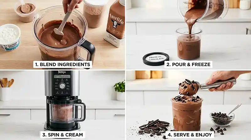 Gluten-Free Ninja Creami Protein Ice Cream 3 ninja creami high protein ice cream recipe