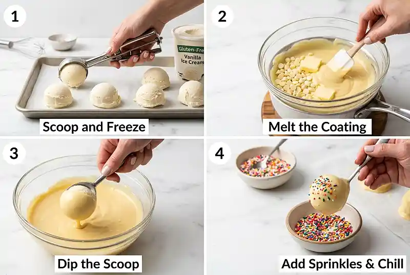peanut butter ice cream dip​