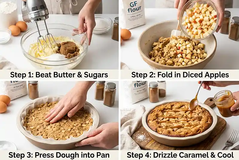 salted caramel apple dessert