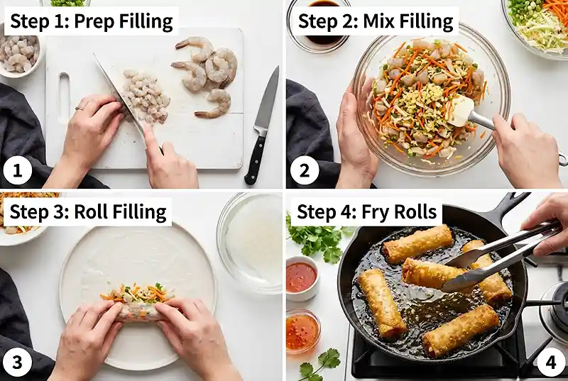 Gluten-Free Crunchy Shrimp Roll 3 spicy crunchy shrimp roll