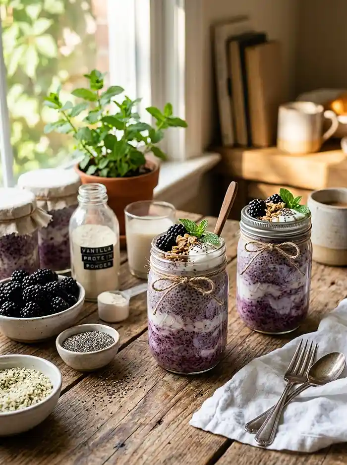 vanilla protein pudding