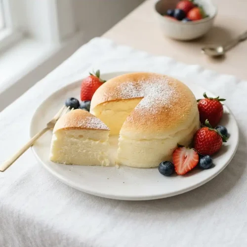 Air Fryer Japanese Cheesecake 5 Air Fryer Japanese Cheesecake