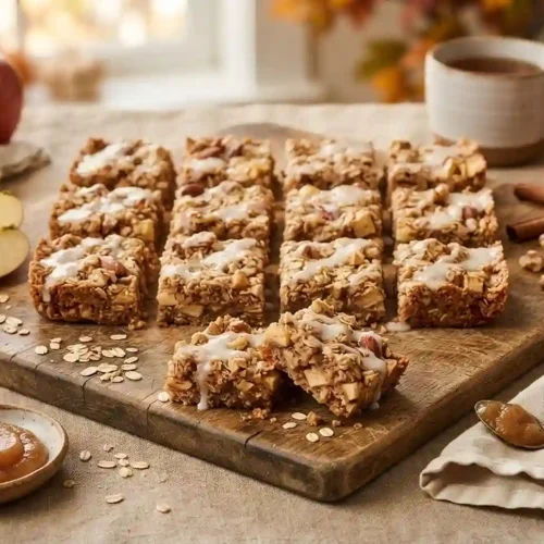 Apple Cinnamon Granola Butter Bars