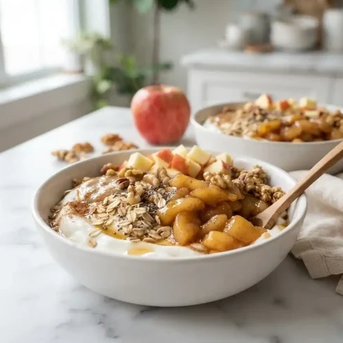 Apple Pie Greek Yogurt Breakfast Bowl 5 Apple Pie Greek Yogurt Breakfast Bowl