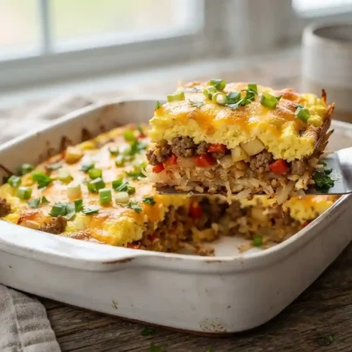 Apple Sausage Hash Brown Breakfast Bake 5 Apple Sausage Hash Brown Breakfast Bake