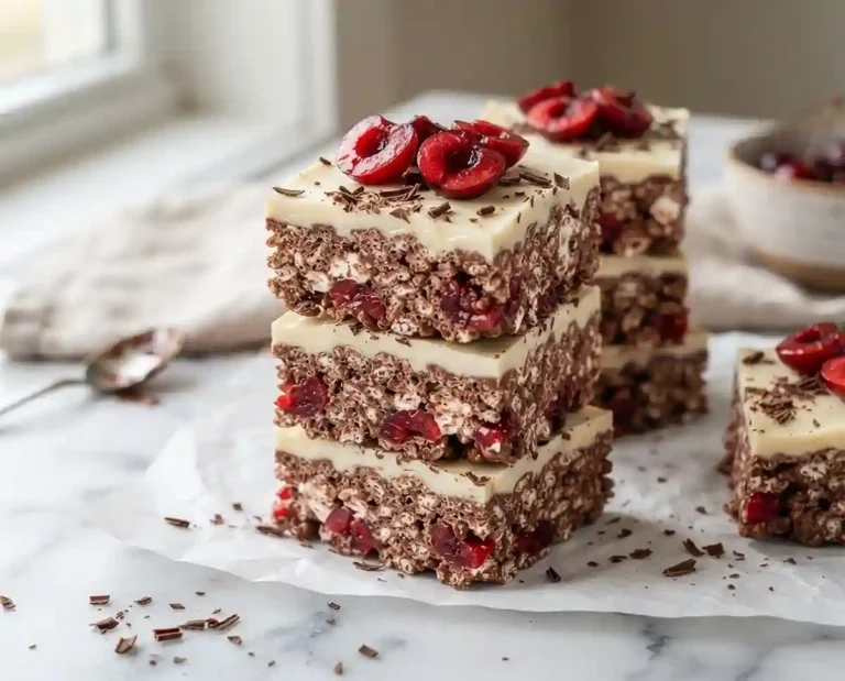 Black Forest Rice Krispie Squares