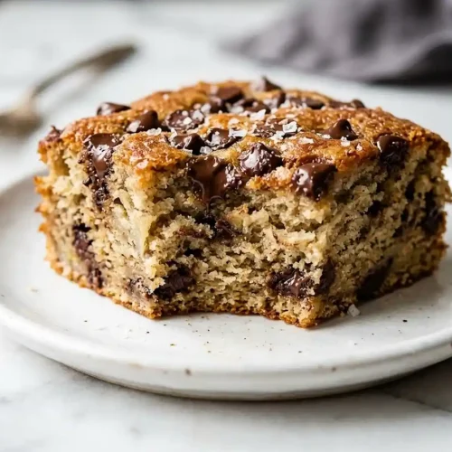 Brown Butter Banana Chocolate Snack Cake 5 Brown Butter Banana Chocolate Snack Cake