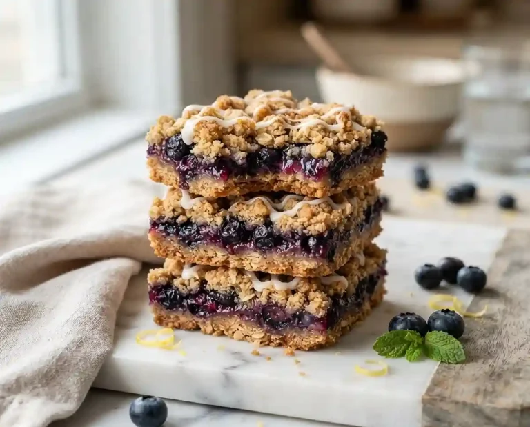 Brown Butter Blueberry Streusel Bars