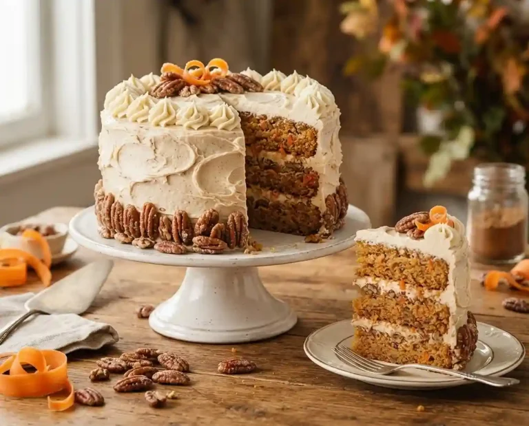 Carrot Cake with Brown Butter Cream Cheese Frosting