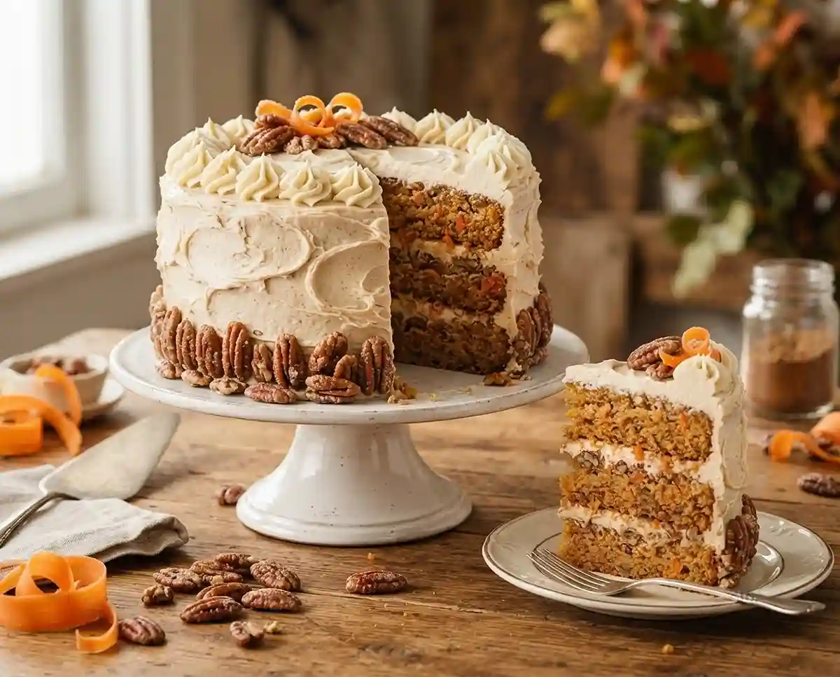 Carrot Cake with Brown Butter Cream Cheese Frosting