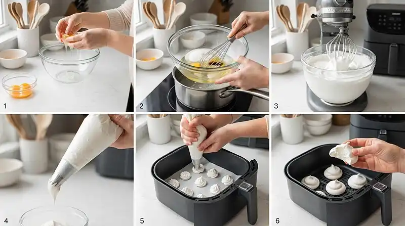 Gluten-Free Air Fryer Meringue 3 Easy Gluten-Free Air Fryer Meringue Cookies